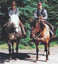 Horse-riding on animals we raise ourselves