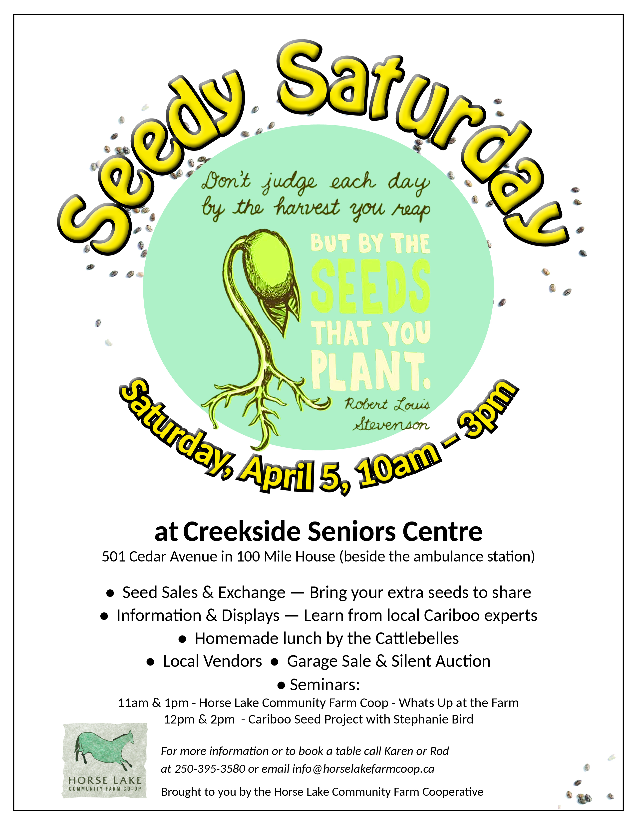 Seedy Saturday Poster